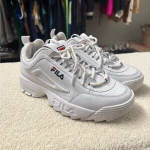 Fila White Athletic Shoes
